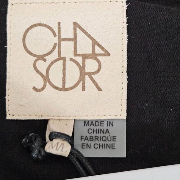 NEW!! Chaser Rock & Roll Glitter Kimono Duster Wrap Jacket M/L Black Sexy Party - Picture 11 of 12